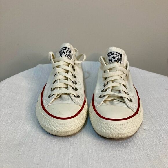 White Wedding Converse size 7.5 - Picture 5 of 10